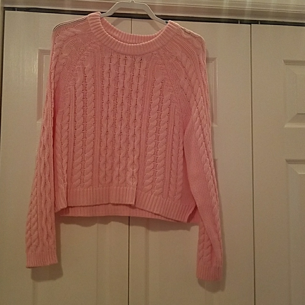 Pink sweater